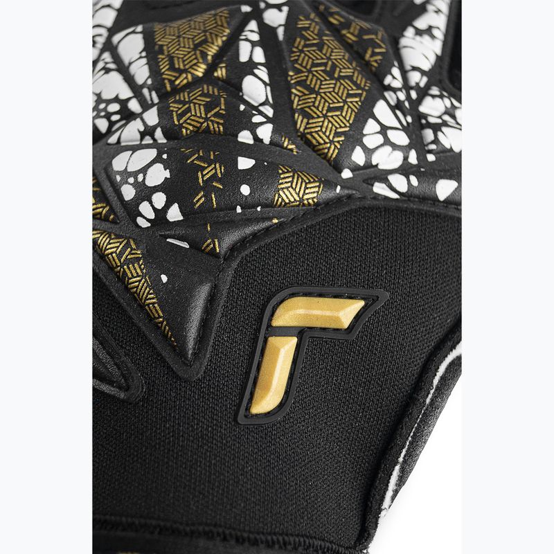 Brankářské rukavice Reusch Attrakt Gold X Evolution Cut Finger Support black/gold/white/black 7