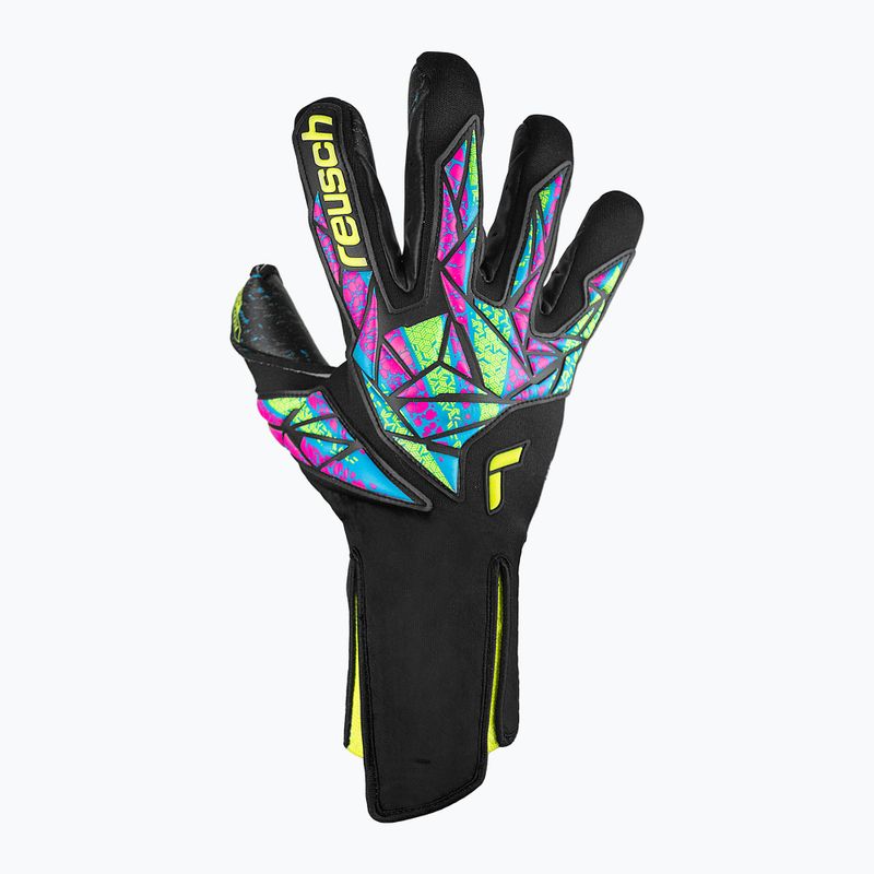 Brankářské rukavice Reusch Attrakt Fusion black/safety yellow/black 2