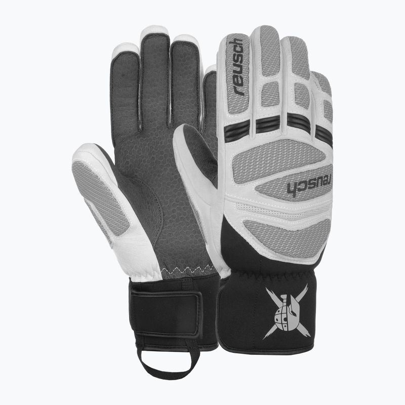 Pánské lyžařské rukavice Reusch Worldcup Warrior DG white/glacier 2