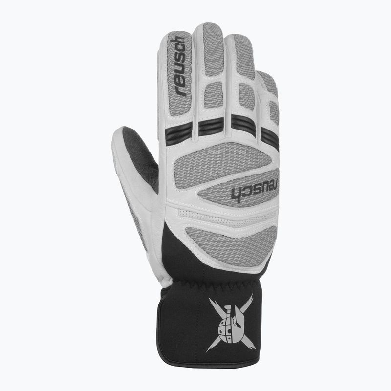 Pánské lyžařské rukavice Reusch Worldcup Warrior DG white/glacier 3