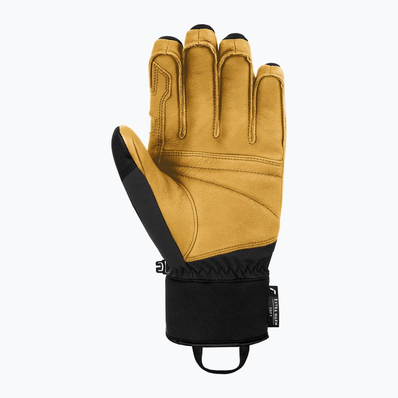 Lyžařské rukavice Reusch Pro Rc black/camel 4