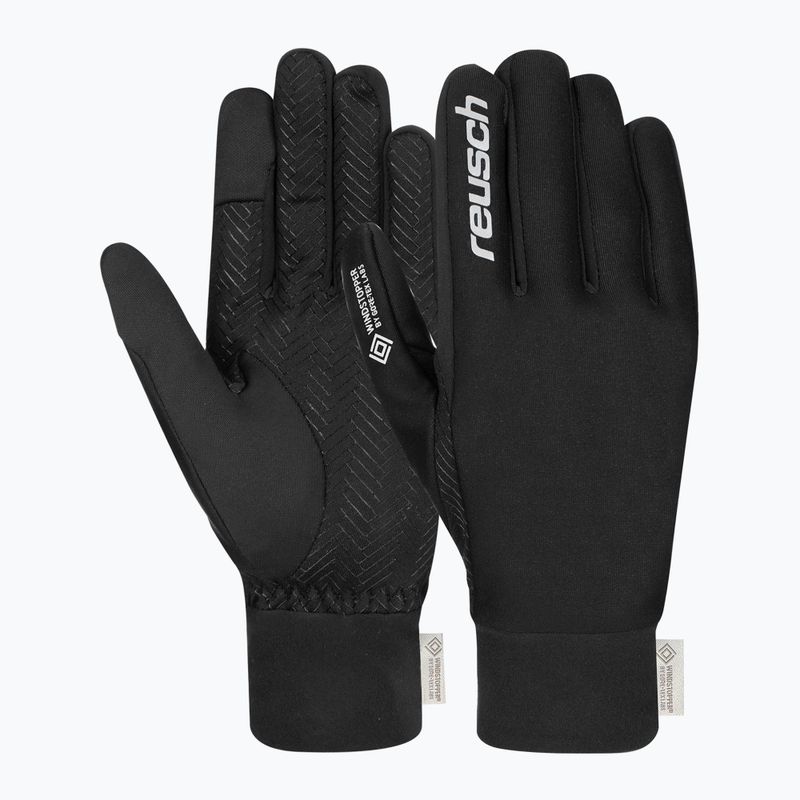 Pánské rukavice Reusch Karayel Windstopper Touch-Tec black/silver 2