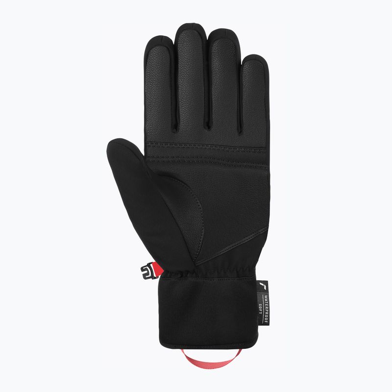 Lyžařské rukavice Reusch Steve R-Tex XT 7809 black/fluo red 3