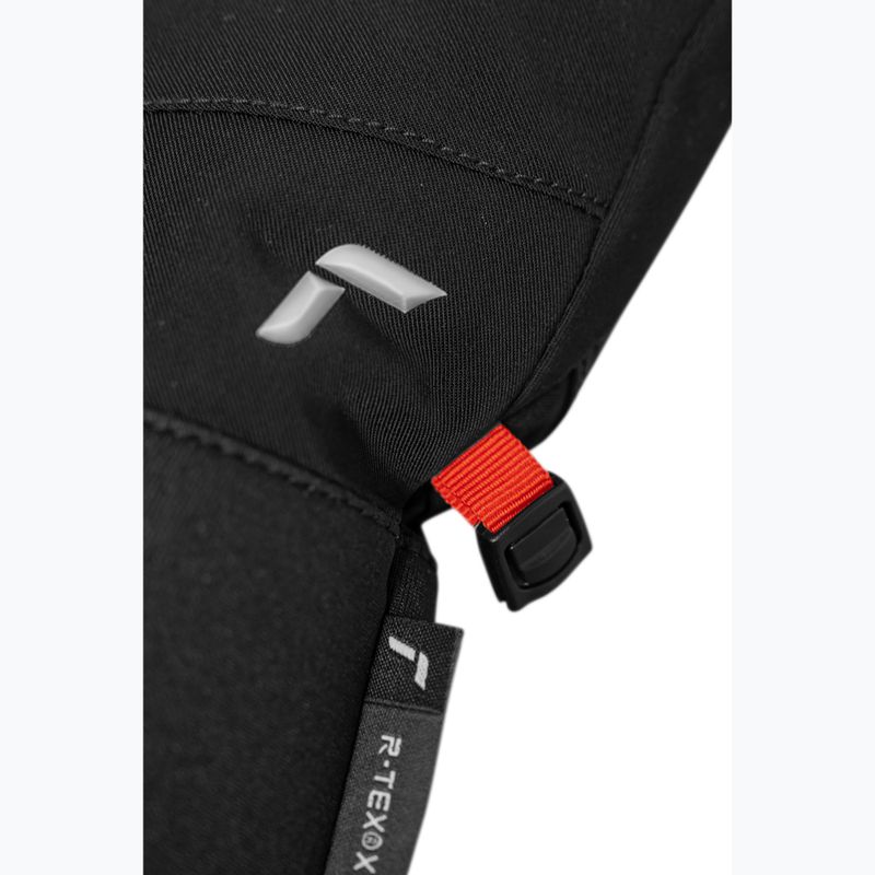 Lyžařské rukavice Reusch Steve R-Tex XT 7809 black/fluo red 6