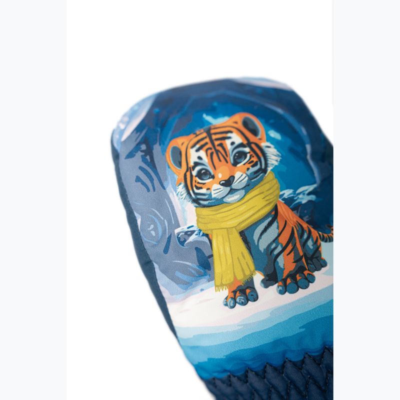 Dětské lyžařské rukavice Reusch Scottie Mitten tiger 4