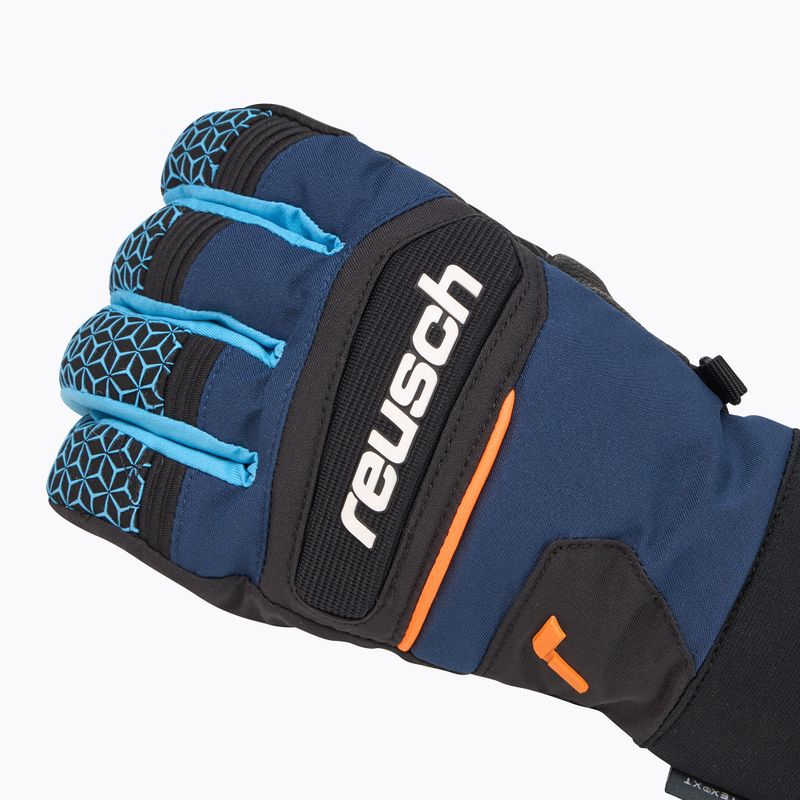 Lyžařské rukavice Reusch Dragon R-Tex XT dress blue/orange popsicl 5