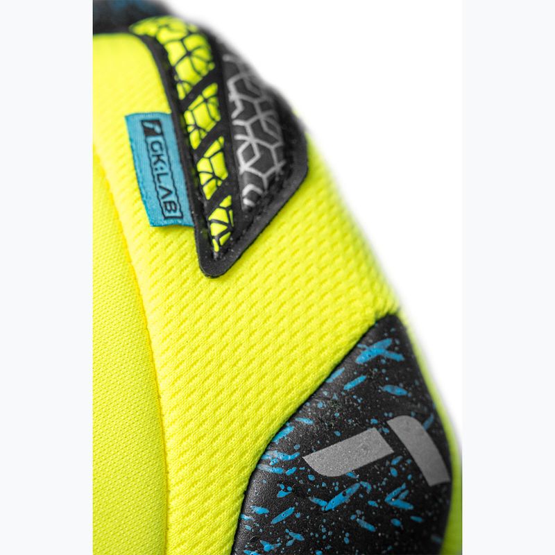 Brankářské rukavice Reusch Attrakt Fusion Guardian safety yellow/silver/black 7