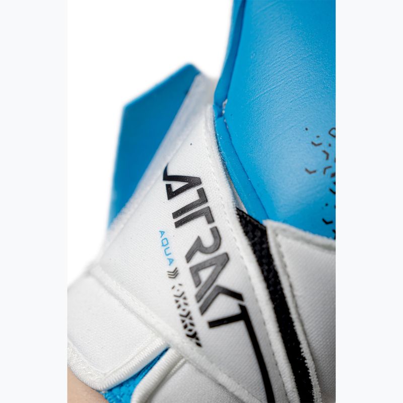 Brankářské rukavice Reusch Attrakt Aqua Evolution white/black/aqua blue 6