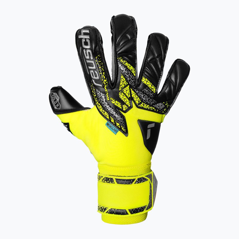 Brankářské rukavice Reusch Attrakt Gold X Evolution yellow/silver/black 2