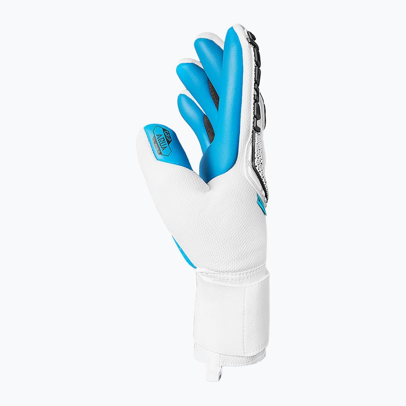 Brankářské rukavice Reusch Attrakt Freegel Aqua white/black/aqua blue 4