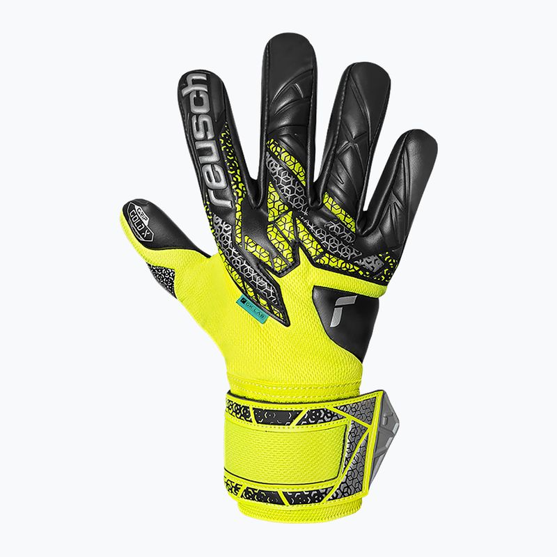 Brankářské rukavice Reusch Attrakt Gold X NC safety yellow/silver/black 2