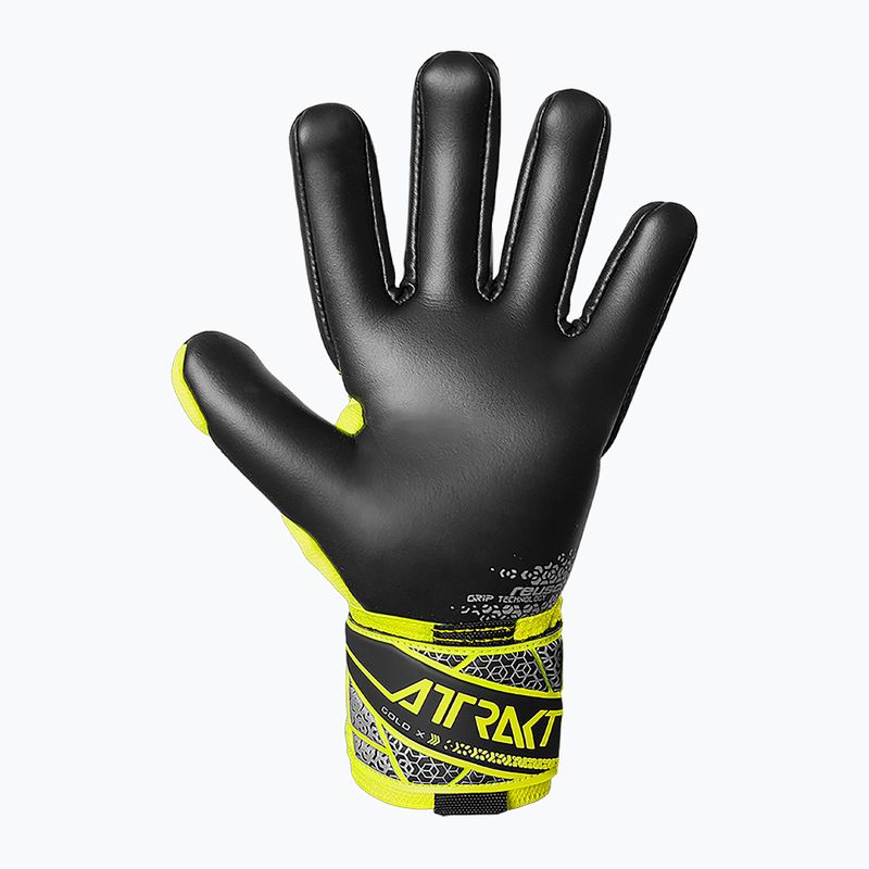 Brankářské rukavice Reusch Attrakt Gold X NC safety yellow/silver/black 3