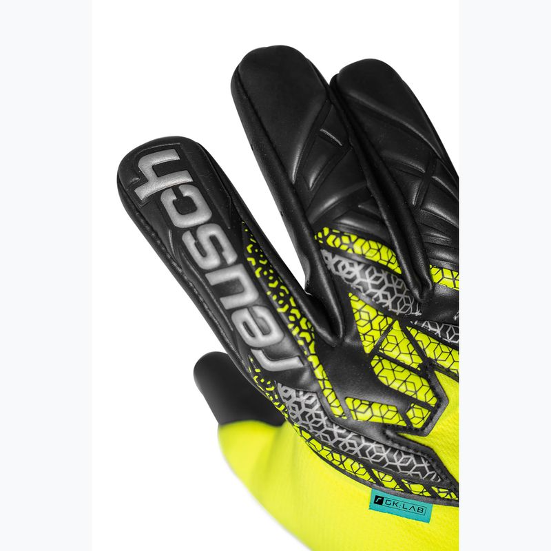 Brankářské rukavice Reusch Attrakt Gold X NC safety yellow/silver/black 5