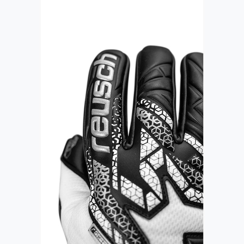 Brankářské rukavice Reusch Attrakt Gold NC white/silver/black 5