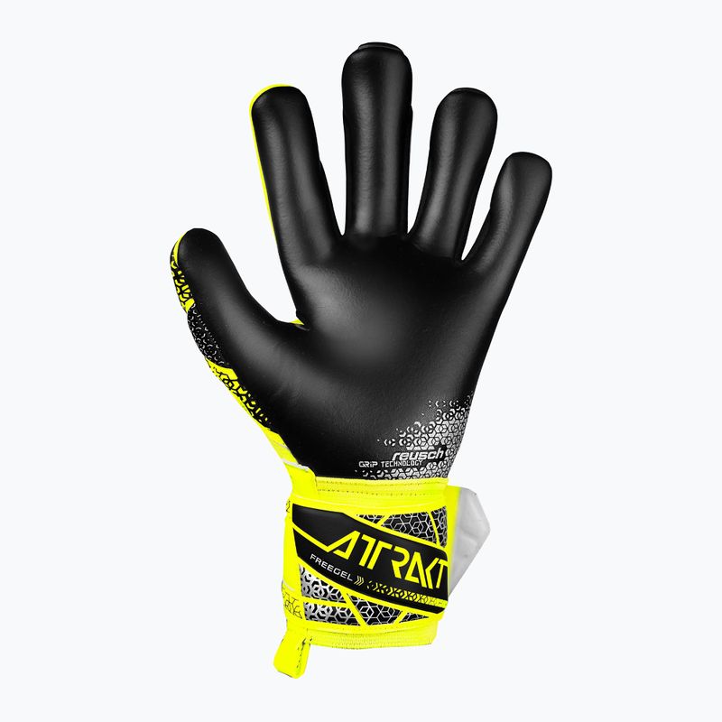 Brankářské rukavice Reusch Attrakt Freegel Silver safety yellow/silver/black 3