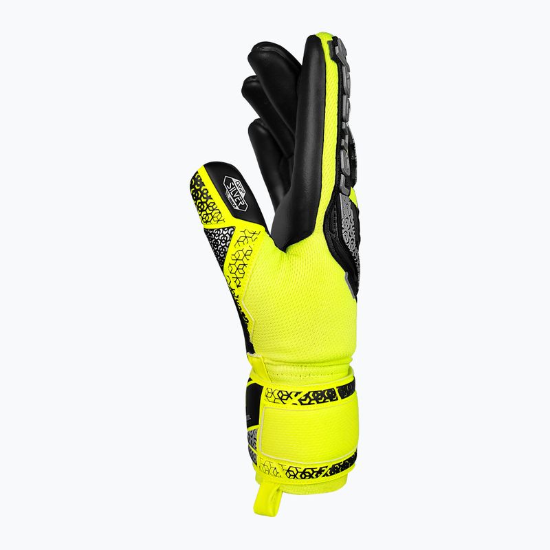 Brankářské rukavice Reusch Attrakt Freegel Silver safety yellow/silver/black 4