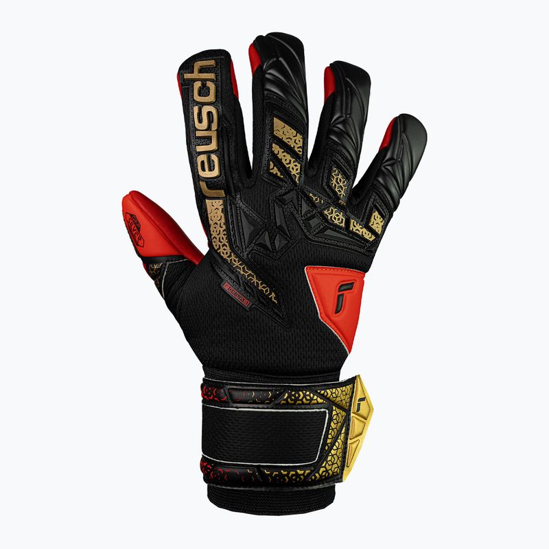 Brankářské rukavice Reusch Attrakt Freegel Silver black/gold/fiery red 2