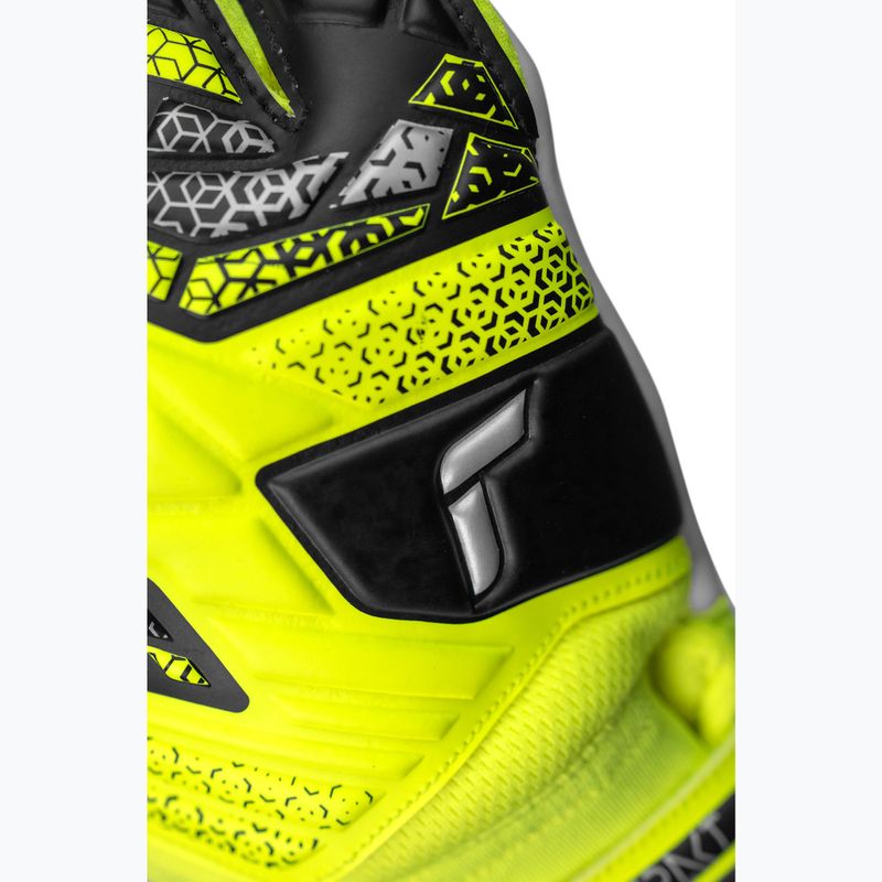 Brankářské rukavice Reusch Attrakt Starter Solid safety yellow/silver 5
