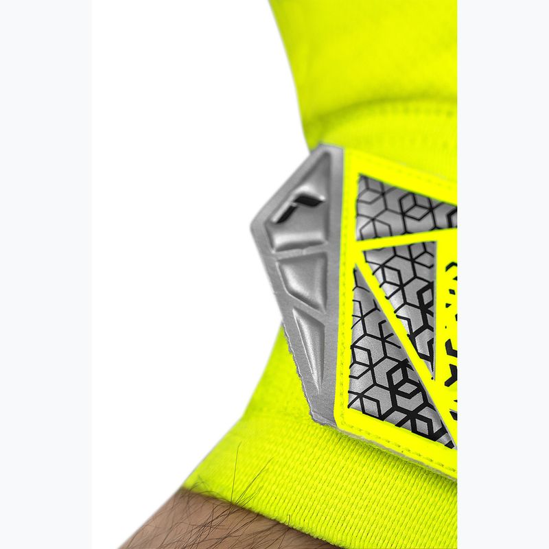 Brankářské rukavice Reusch Attrakt Starter Solid safety yellow/silver 7