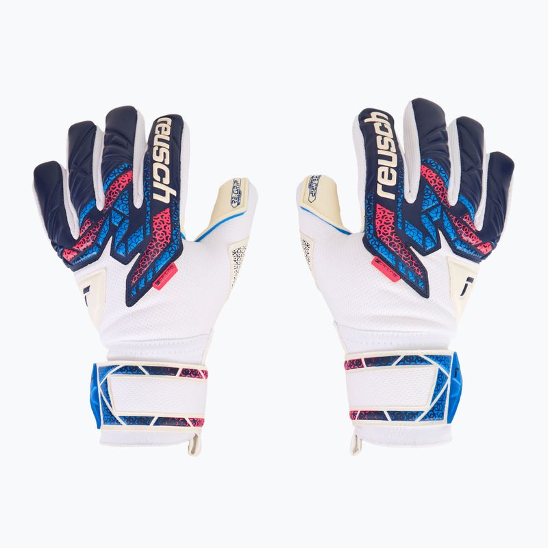 Brankářské rukavice Reusch Attrakt RE:GRIP NC blue/pink/white 2