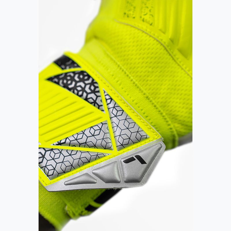 Brankářské rukavice Reusch Attrakt Grip safety yellow/silver 7