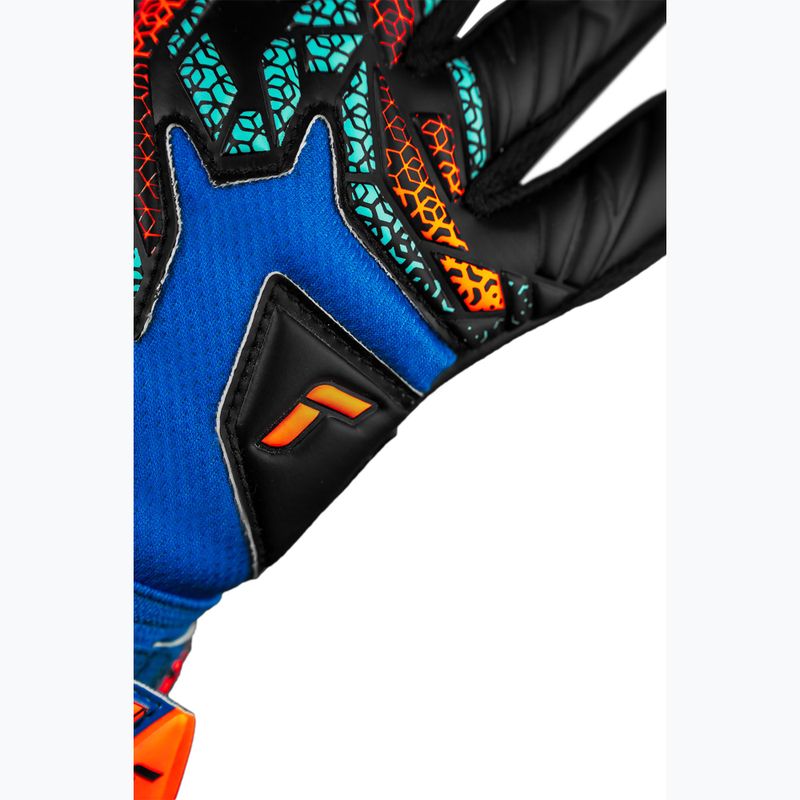 Brankářské rukavice Reusch Attrakt Infinity NC Junior electric blue/shocking orange/black 6