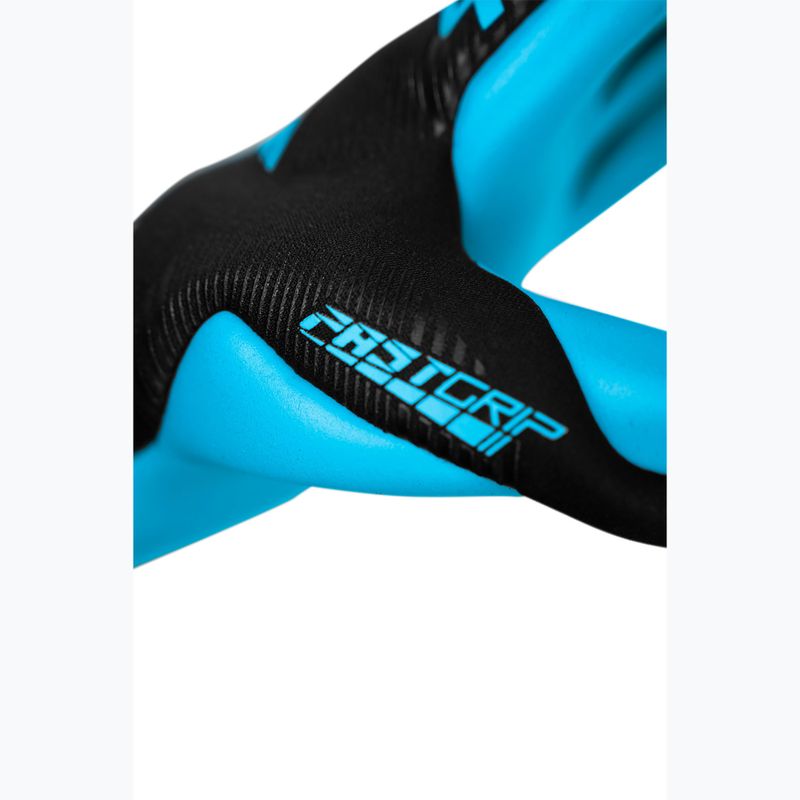 Brankářské rukavice Reusch Fastgrip Aqua black/aqua blue 5
