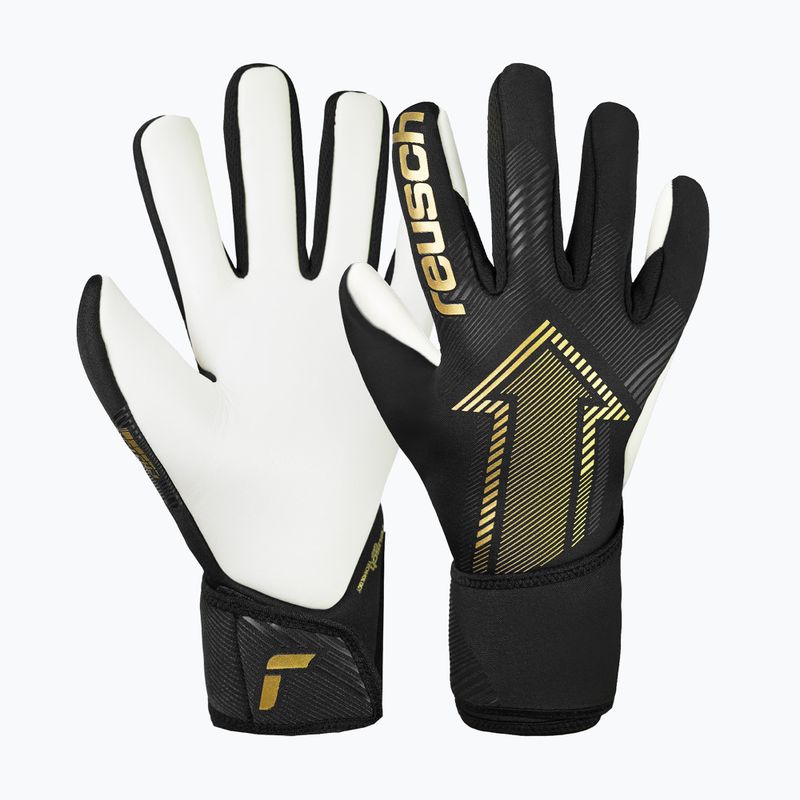 Brankářské rukavice Reusch Fastgrip Silver black/gold