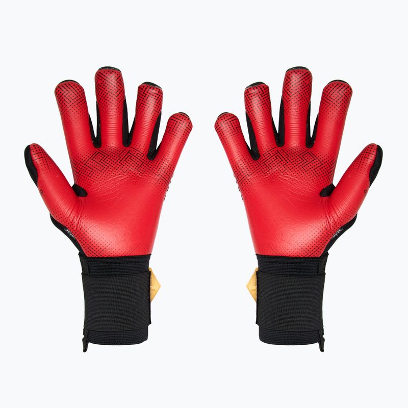 Brankářské rukavice Reusch Attrakt Gold X GluePrint black/gold/fiery red 3