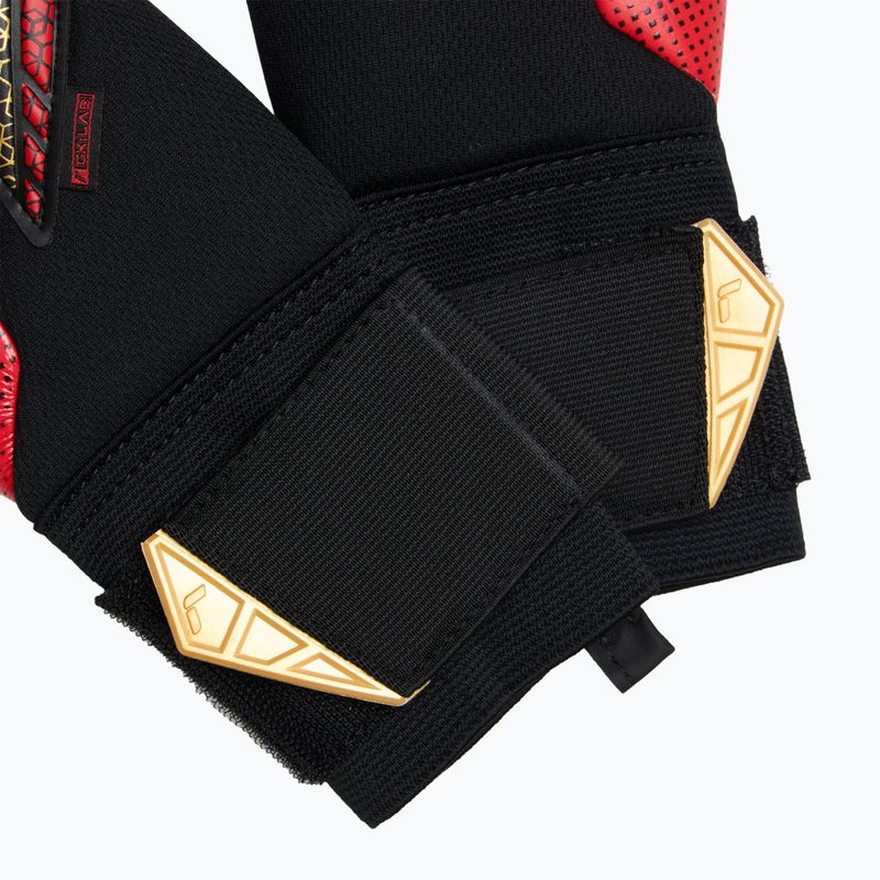 Brankářské rukavice Reusch Attrakt Gold X GluePrint black/gold/fiery red 5