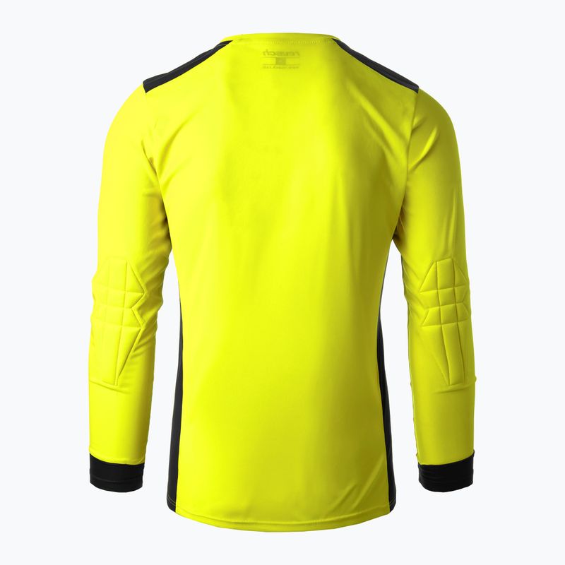 Pánské brankářské tričko Reusch Match Longsleeve Padded safety yellow/black 2