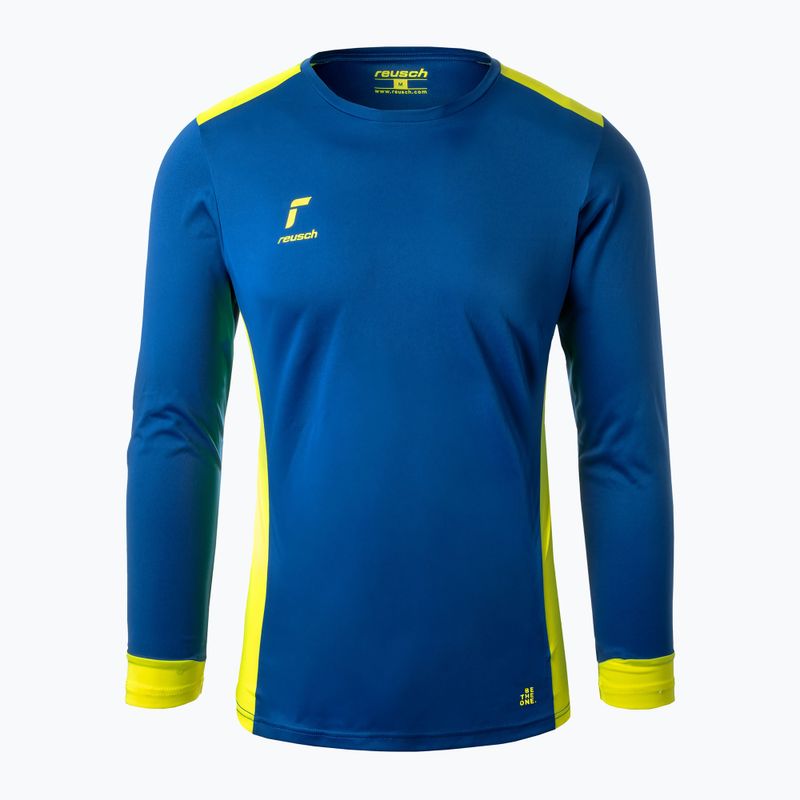 Brankářské tričko Reusch Match Goalkeeper Longsleeve Padded brilliant blue/safety yellow