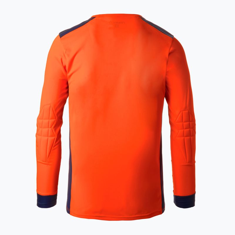 Dětský brankářský dres Reusch Match Goalkeeper Longsleeve Padded Junior shocking orange/blue 2