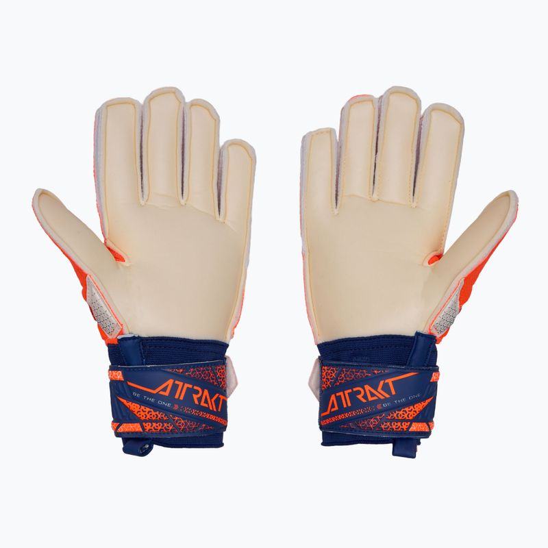 Brankářské rukavice Reusch Attrakt Solid shocking orange/energize blue 3