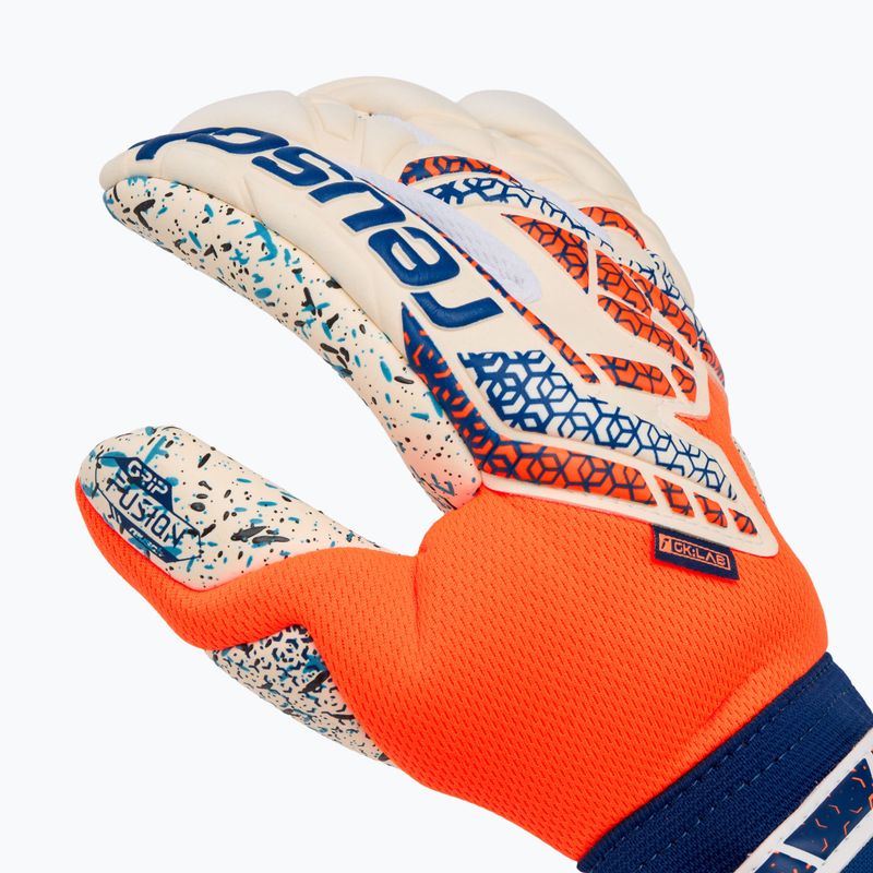 Brankářské rukavice Reusch Attrakt Fusion shocking orange/energize blue 4