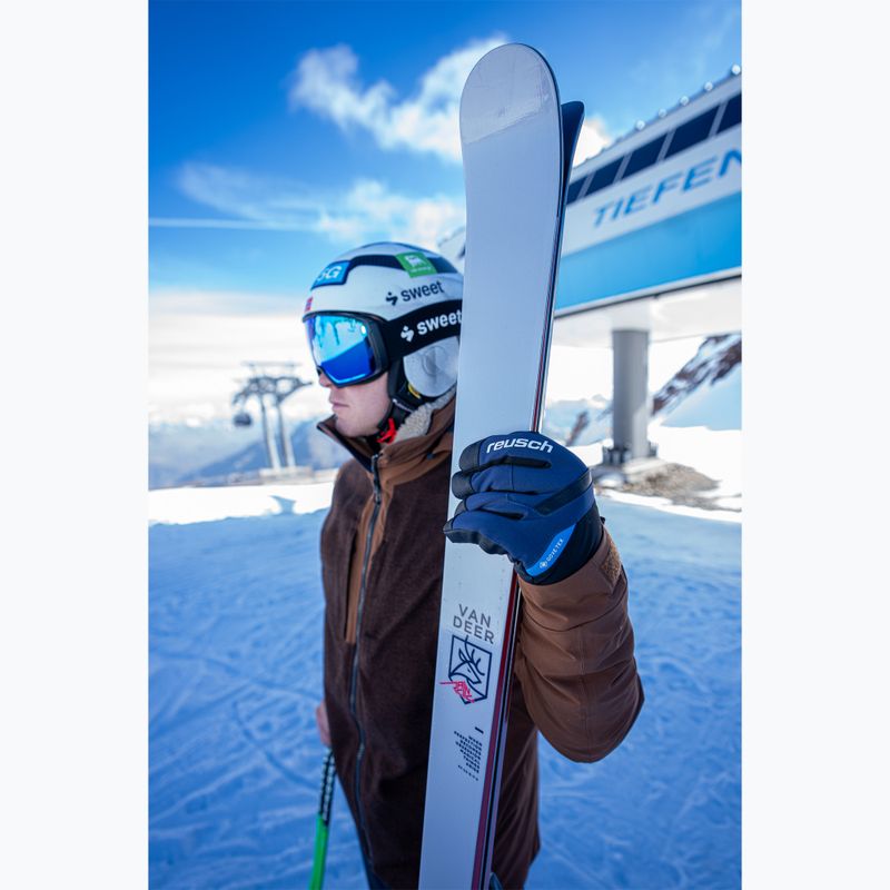 Pánské lyžařské rukavice Reusch Booster Gore-Tex black/dress blue 10