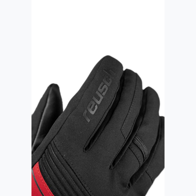 Lyžařské rukavice Reusch Louis R-Tex XT black/tango red 4