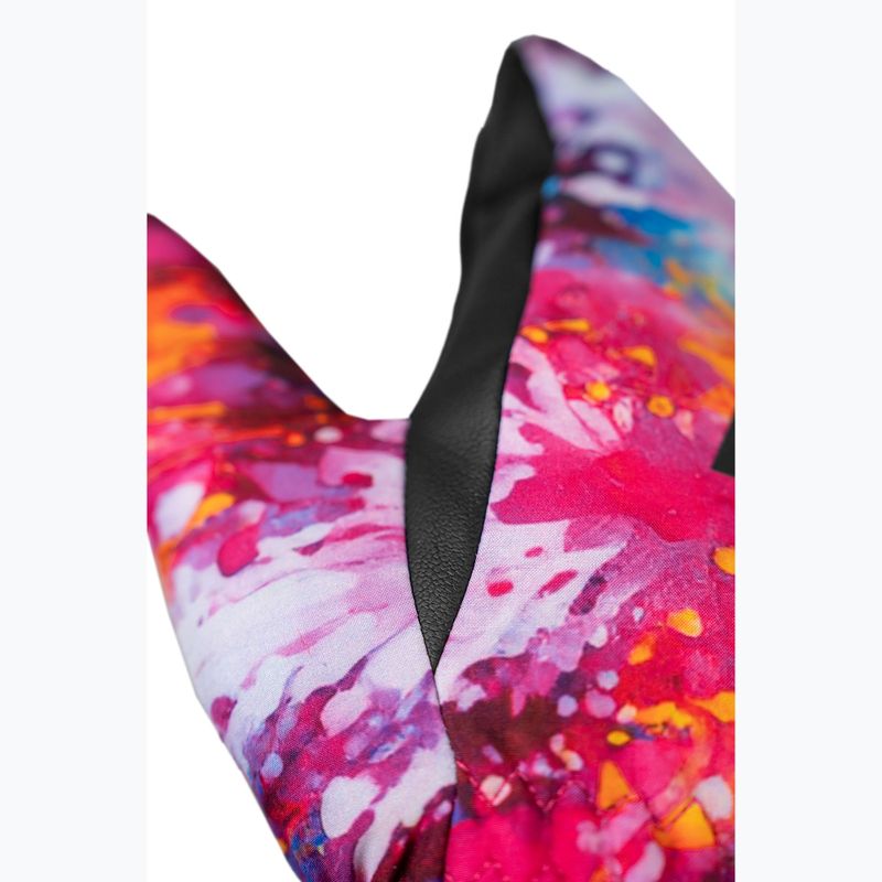 Dětské lyžařské rukavice Reusch Carter R-Tex XT Junior mitten black/multicolor snowflake 7