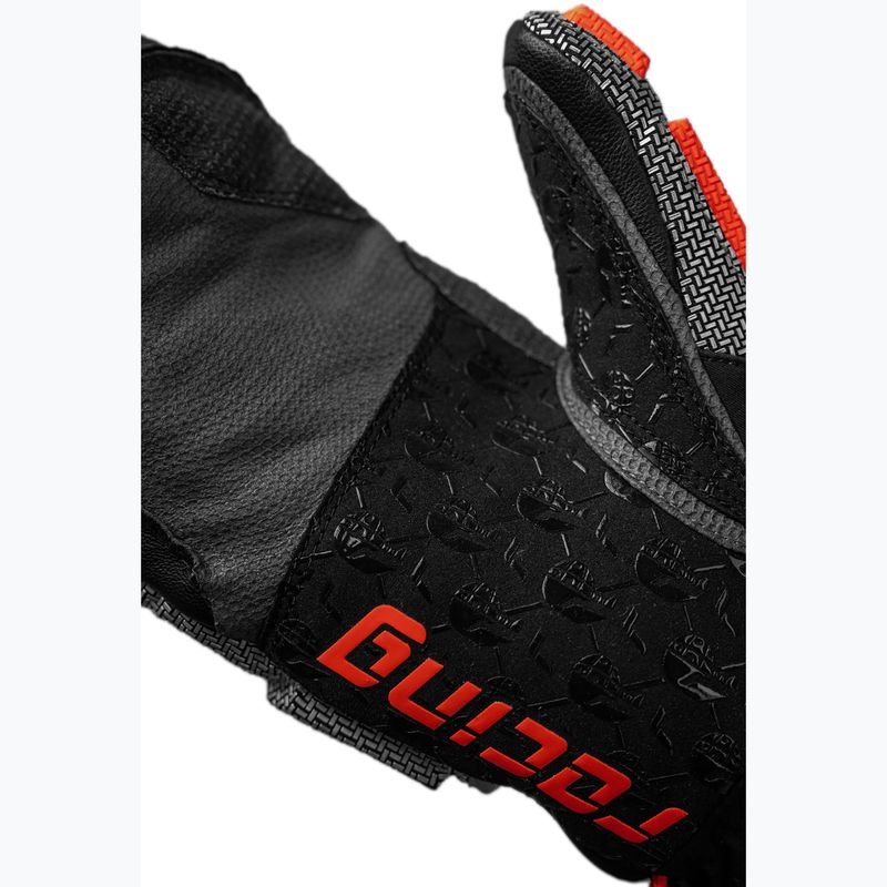 Lyžařské rukavice Reusch Worldcup Warrior GS Mitten black/silver/fluo red 7