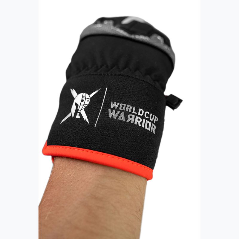 Lyžařské rukavice Reusch Worldcup Warrior R-Tex XT Mitten black/silver/fluo red 6