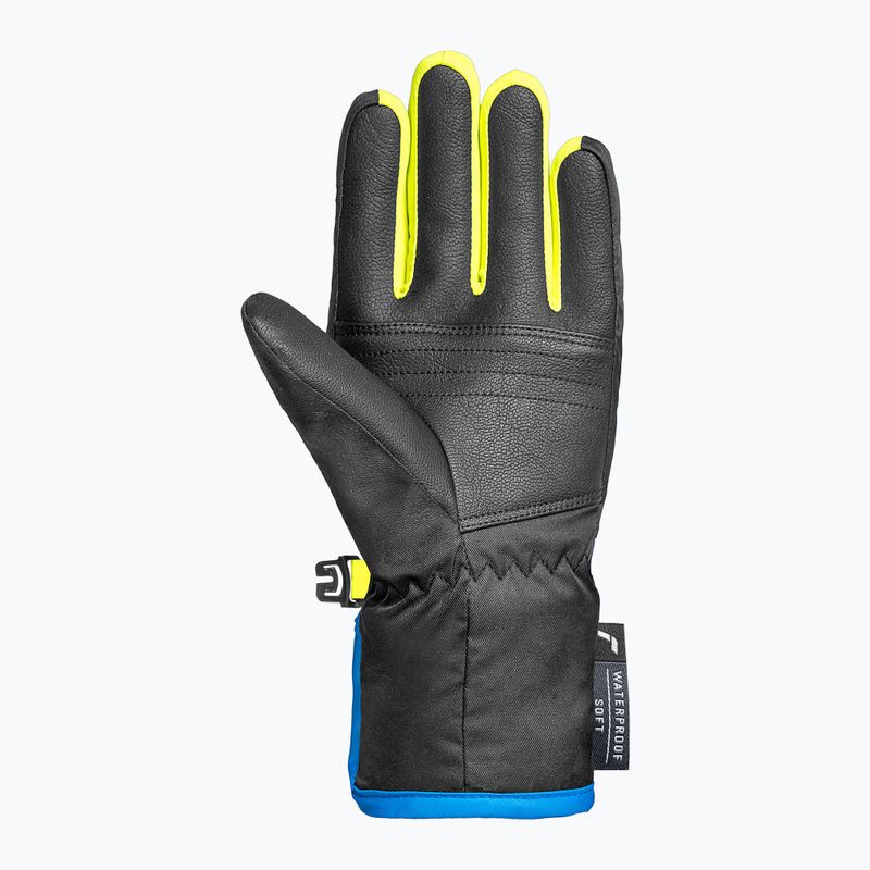 Dětské lyžařské rukavice Reusch Dan R-Tex XT Junior black/brilliant blue/safety yellow 4