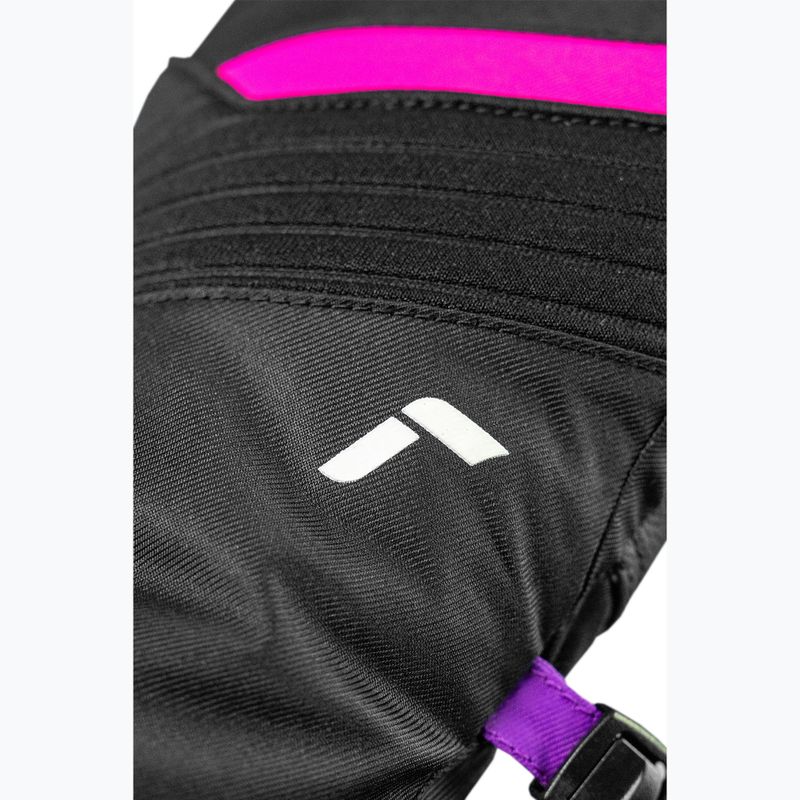Dětské lyžařské rukavice Reusch Dan R-Tex XT Junior black/pink glo 7