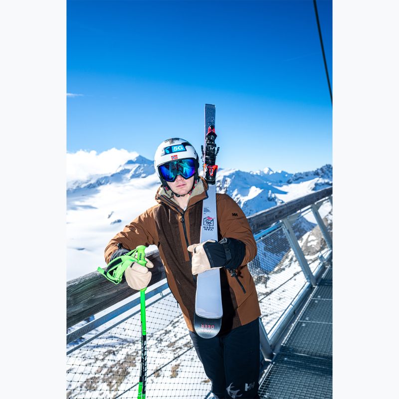 Pánské lyžařské rukavice Reusch Duality R-Wool Lobster tan/black 9