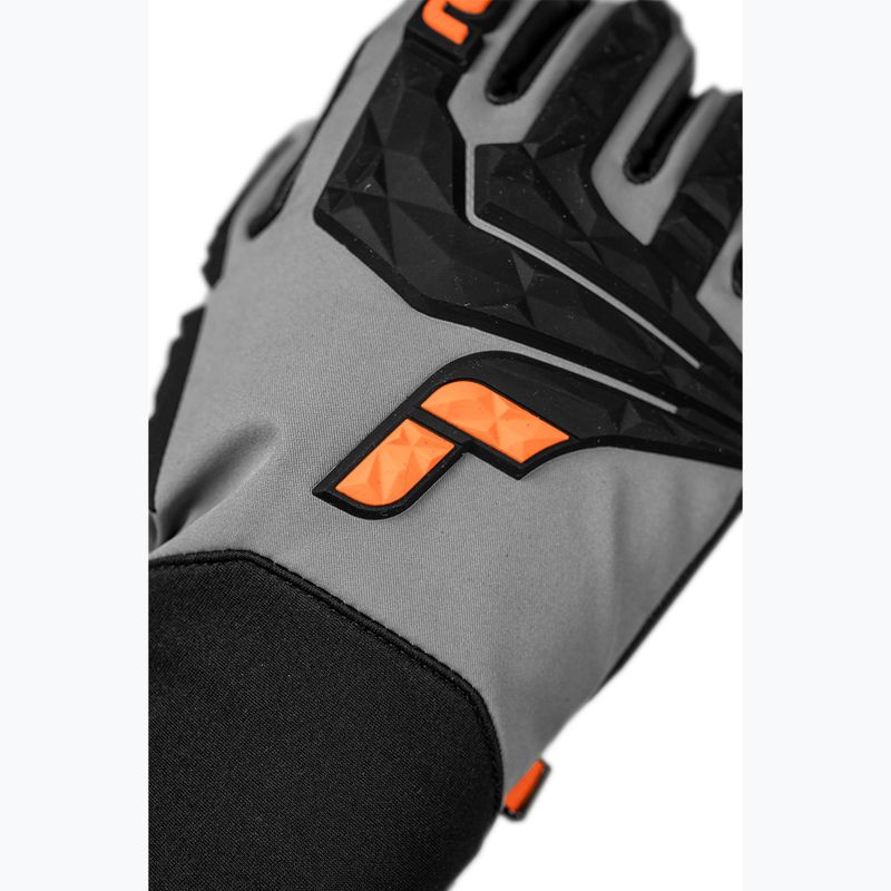 Pánské lyžařské rukavice Reusch Ultra steel grey / black / shoc 6
