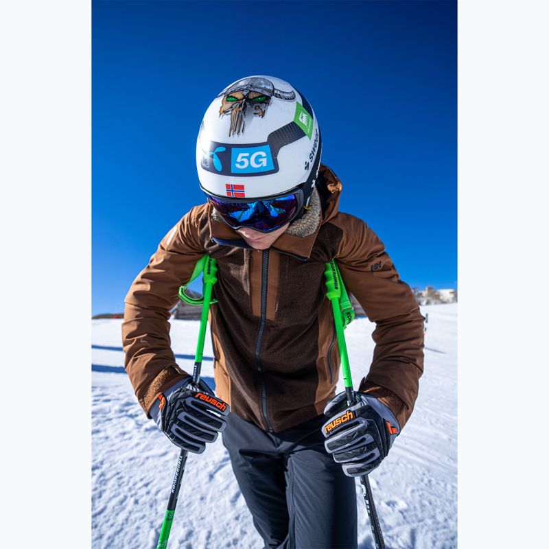 Pánské lyžařské rukavice Reusch Ultra steel grey / black / shoc 13