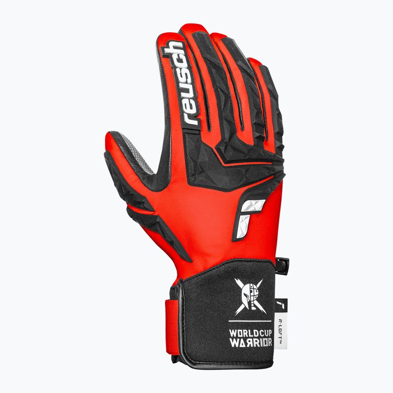 Pánské lyžařské rukavice Reusch Ultra black/fluo red 4