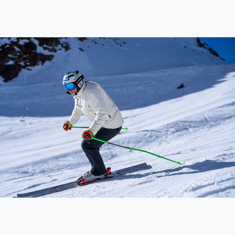 Pánské lyžařské rukavice Reusch Ultra black/fluo red 8