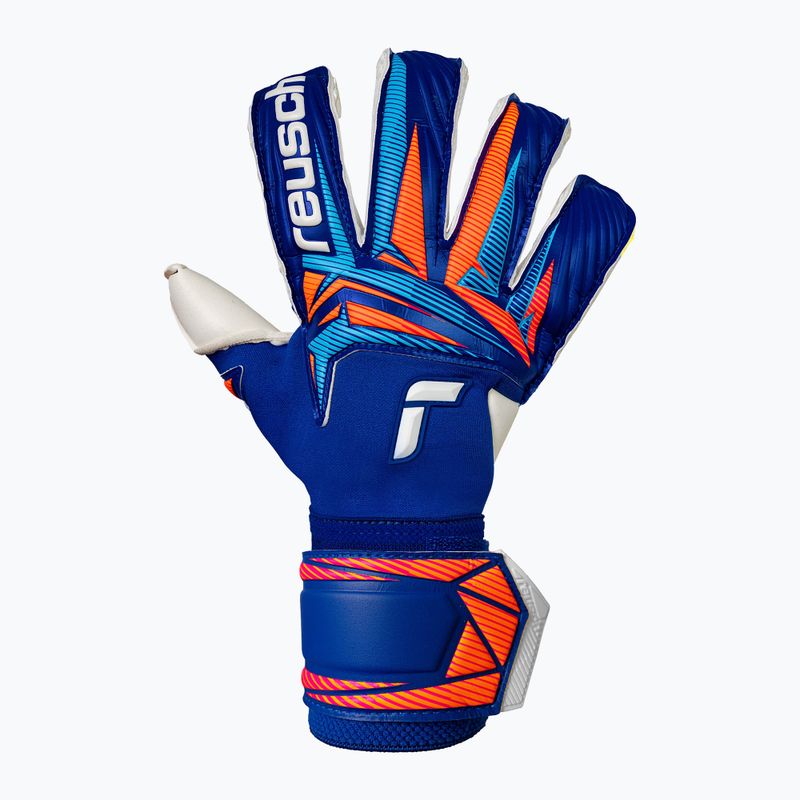 Brankářské rukavice Reusch Attrakt Duo Evolution sharp blue/white/shocking orange 2