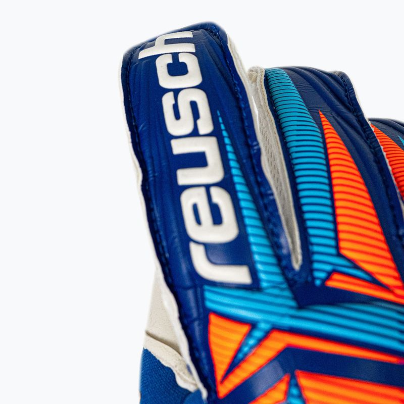 Brankářské rukavice Reusch Attrakt Duo Evolution sharp blue/white/shocking orange 6