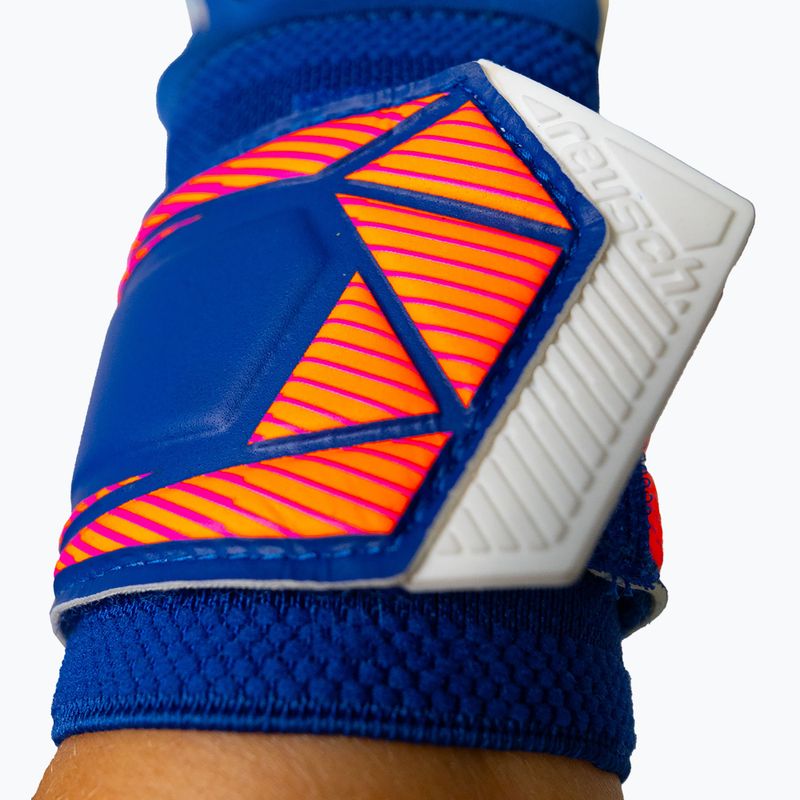 Brankářské rukavice Reusch Attrakt Duo Evolution sharp blue/white/shocking orange 7